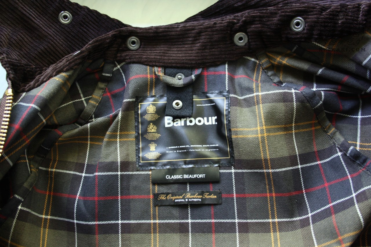 clean inside of barbour jacket 